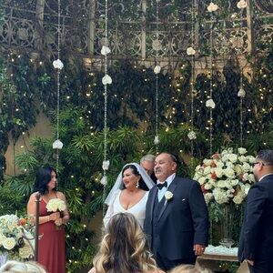 My wedding dress was Simply Beautiful and Elegant. Very much to shape , fitted